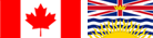 Canada Flag and British Columbia (BC) Flag